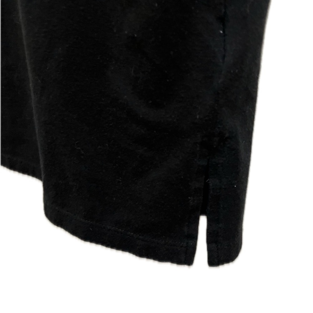 Michael Kors Black Blouse With Gold Hardware with Zippered Sleeves - Picture 6 of 7